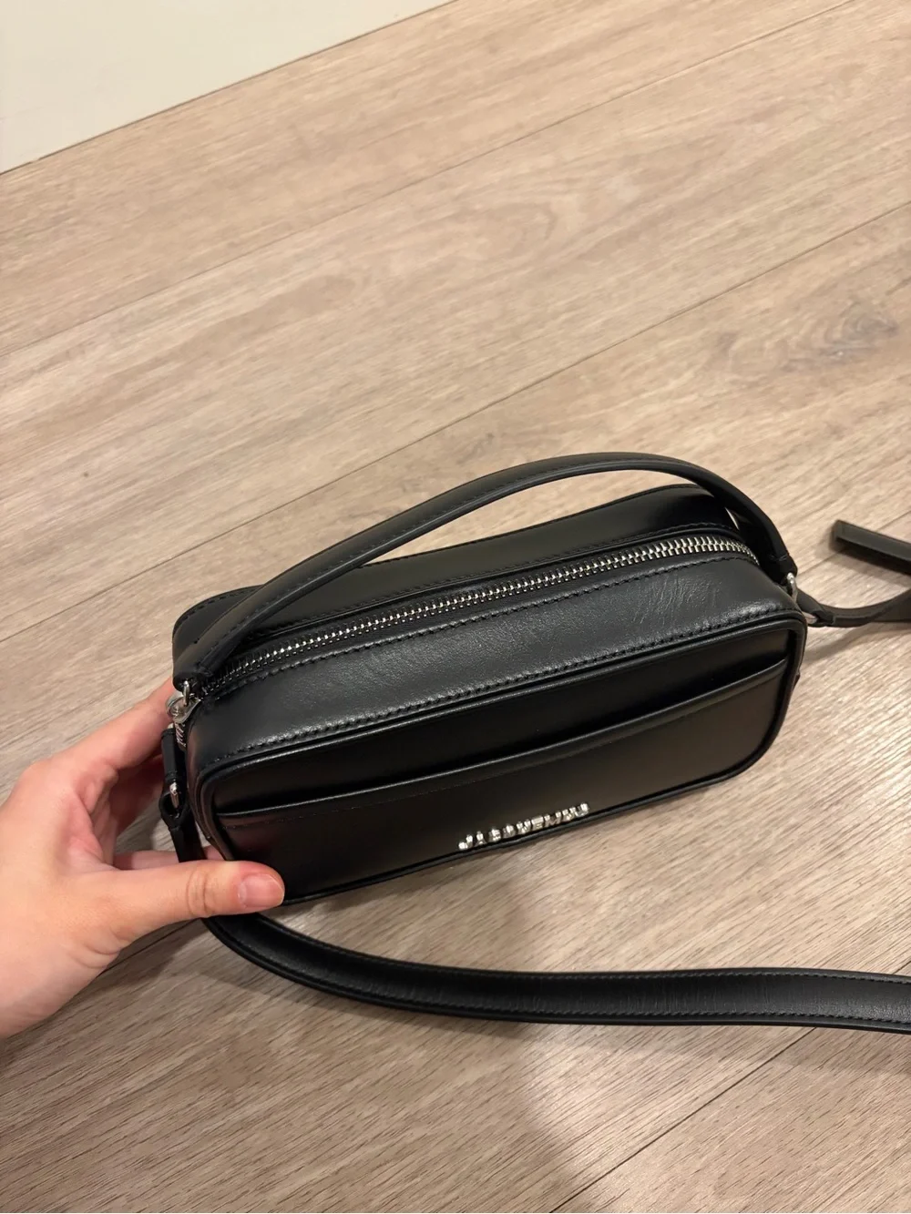 Jacquemus black leather